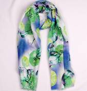 Alice & Lily printed  scarf floral green Style:SC/4743GRN